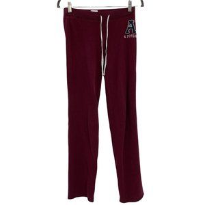 Abercrombie And Fitch Maroon Soft Loungewear Cozy XS Sweatpants